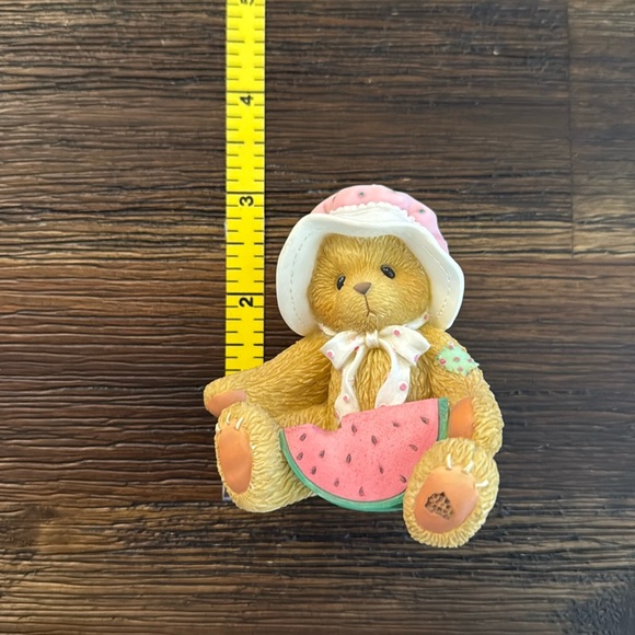 Cherished Teddies Londa “A Sweet Friendship is the Slice of Life” 2002 Figurine - Picture 8 of 8